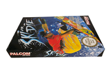 a box with a picture of a parrot on it