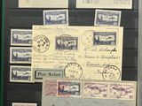 a picture of a display case with stamps on it