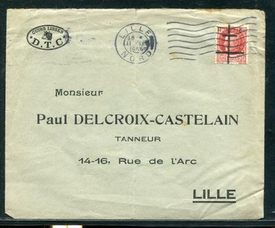 an old postcard with a picture of a castle on it