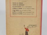 an old book with a picture of a man in a red jacket