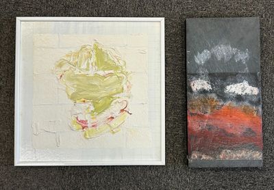 S. Junguenet "Paysage IX", signé au dos et daté 2007, techni…