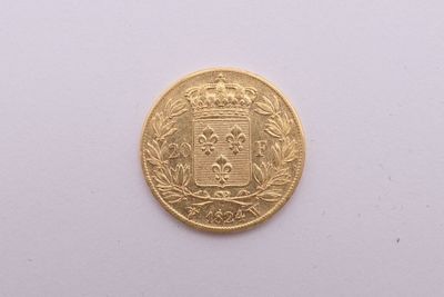 gros plan d'une pièce d'or sur une surface blanche