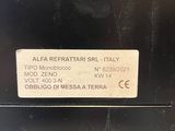 an image of a close up of a metal object with a label on it