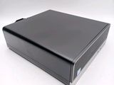 an image of a close up of a dvd player on a white surface
