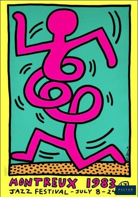 a poster for a jazz festival in paris, france
