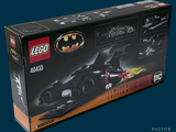 lego batman batmobile set in a box with instructions and instructions