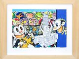 mickey mouse and donald the duck in front of the white house