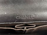 the inside of a chanel bag