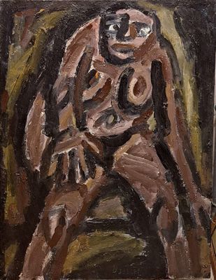 Jacques DANIEL (1920-2011) Nu hébété, 1990