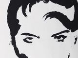 an image of a painting of a woman with a pink lipstick