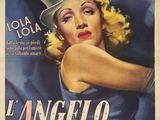 angelo azzurro - affiche de cinéma 11 x 17 - style italien a