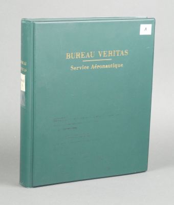 Important classeur "Bureau Veritas" de documentation aéronau…