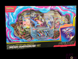 une boîte de cartes Pokémon qui se trouvent dans la boîte