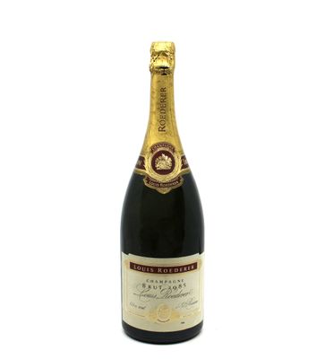a bottle of wine with a label on it