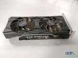 a close up of a video card on a table