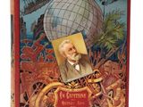 un vieux livre avec la photo d'un homme en costume-cravate
