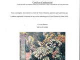 an image of a book with a picture of flowers in it