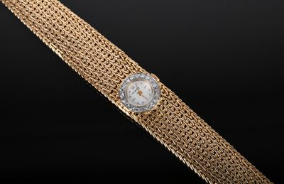 MATY - Belle montre-bracelet de dame boîtier et bracelet or …