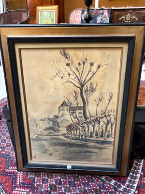 André DUNOYER DE SEGONZAC (1884-1974), Paysage de campagne, …