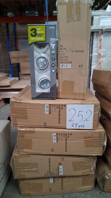 25 kits de 3 spots halogènes GU10 orientables blancs LUN’AIR…