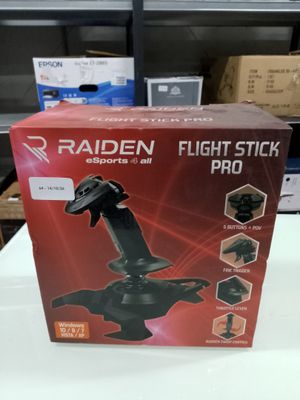 raiden flight stick pro for nintendo wii