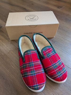 Paire de charentaises de marque CHAUSSE MOUTON