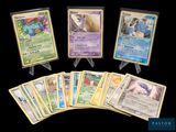 a lot of cards that are sitting on a table