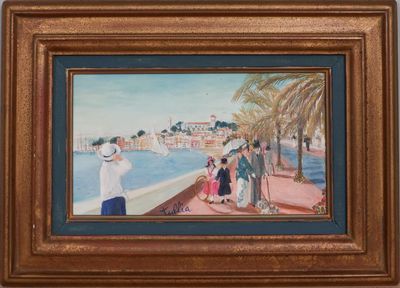 TULLIA (1923-1999). La croisette à Cannes.
