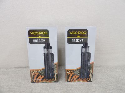 deux boîtes de Vapo Drag 2 et de Drag 2x2, des appareils de vapotage