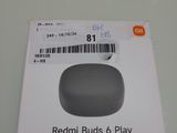 a white box with a redmi buds 6 play on it