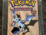 a close up of a box of pokemon trading card game cards