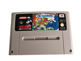 a nintendo game on a white surface with a white background