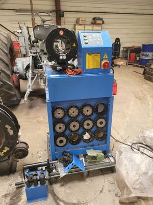 a picture of a machine that is in a garage