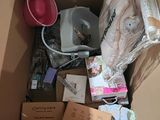 a box full of items that are sitting in it