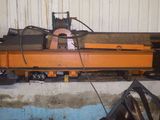 a large machine that is sitting in a garage