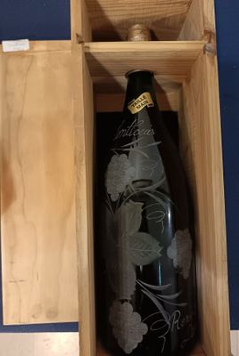 1 Magnum Montlouis sur Loire 1990 chez Dardeau (décor gravé)…