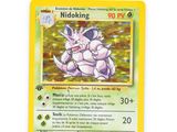 a close up of a pokemon card on a white surface