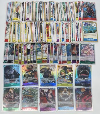 a lot of cards that are on the table