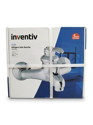 a boxed box with a faucet on the side of it
