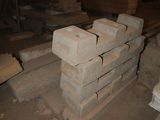 a pile of bricks stacked on top of each other
