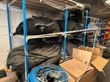 many boxes and boxes on the shelves in the warehouse