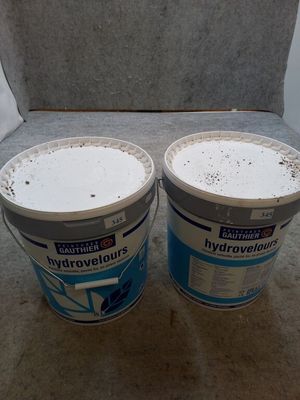 2 pots de 15L chacun Peintures GAUTHIER Hydrovelours teinte … - Photo 1