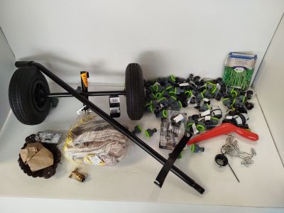 a picture of a wheel and some tools on a shelf