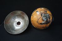 2 suspensions en métal recyclé - diamètre : 55 cm (photo 2)