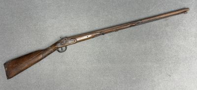 Fusil de chasse à percussion. XIX°