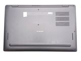 the back of a laptop with the bottom panel removed