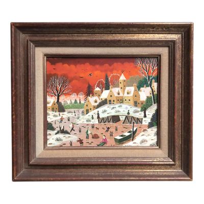 Alain THOMAS (né en 1942) Les joies du patinage - Photo 1