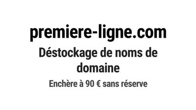 Nom de domaine premiere-ligne.com.