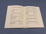 un livre ouvert sur lequel figure une liste, posé sur une table