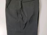a close up of a gray pants on a white surface